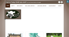 Desktop Screenshot of monroeveterinaryservice.com